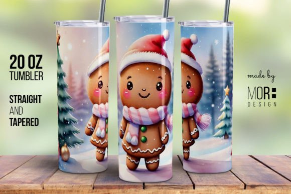 Christmas Tumbler Wrap Gingerbread 5 Design Guide