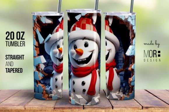 Christmas Tumbler Wrap Snowman: A Guide to 20oz Skinny Sublimation Designs