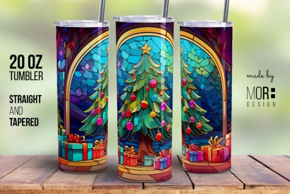 Crafting Holiday Magic: A Complete Guide to the Stained Glass Christmas Tree Tumbler Wrap