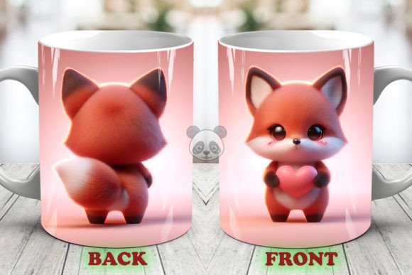 Creating Lasting Impressions with the Valentine Fox 3D Mug Wrap Both Side