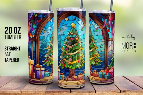 Elevate Holiday Designs with Stained Glass Art