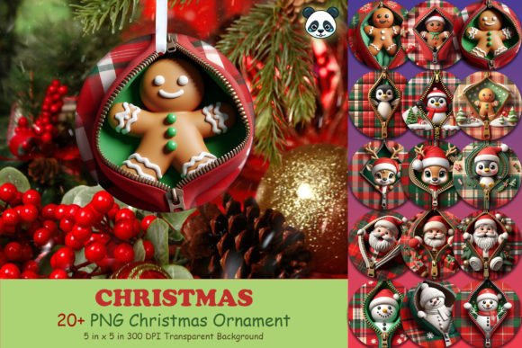 Elevating Holiday Merchandise: The Strategic Value of the Christmas Plaid 3D Ornament Bundle