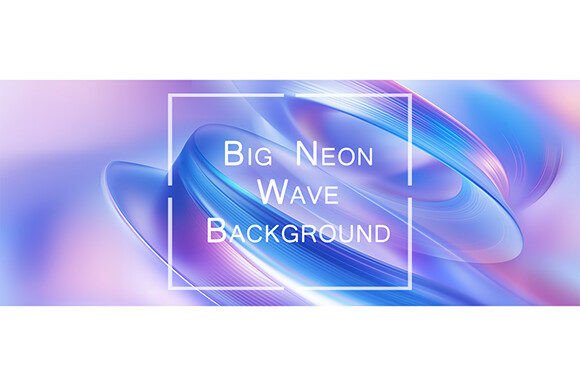 Evaluating the Big Neon Wave Background for Modern Digital Projects