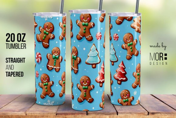 Evaluating the Christmas Tumbler Wrap Gingerbread 4 Design for Holiday Production