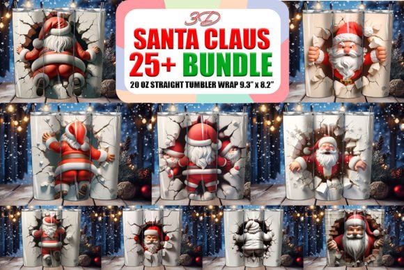 Evaluating the Santa 3D Christmas Tumbler Wrap Bundle for Holiday Sublimation Projects