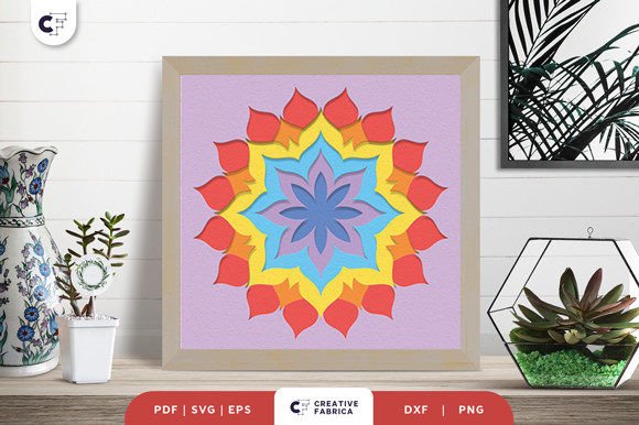 Geometric Shape 3D Shadow Box: A Fusion of Art and Precision