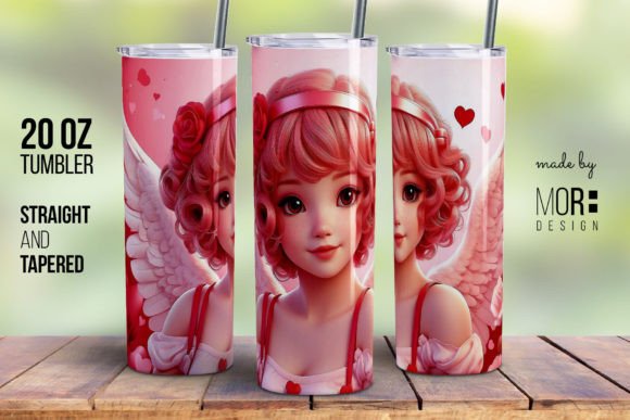 Love Cupid Tumbler Wrap: Valentine PNG Guide
