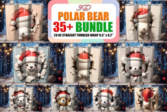 Polar Bear 3D Christmas Tumbler Bundle Guide