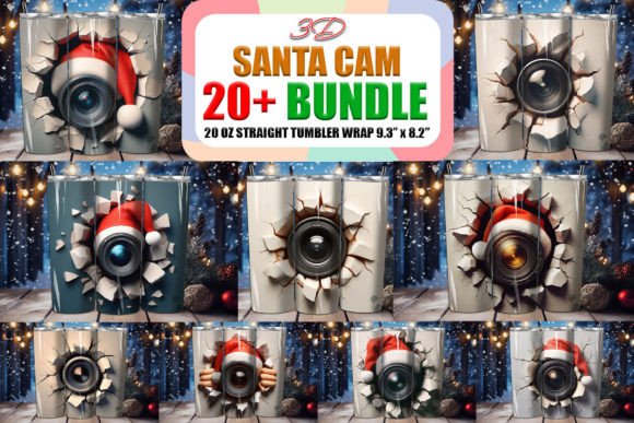Santa Cam 3D Christmas Tumbler Bundle Guide