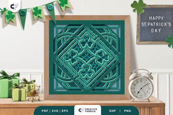 St. Patrick’s Celtic Knot 3D Layer Paper: A Unique Addition to Your Home Decor
