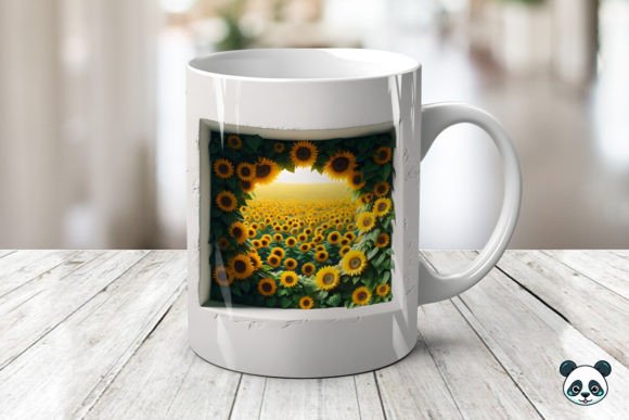 Sunflowers Medow 3D Mug Wrap Sublimation: A Unique Way to Personalize Your Everyday Essentials
