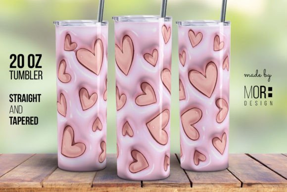 Valentine Tumbler Wrap Design Blush PNG: A Stylish and Practical Choice